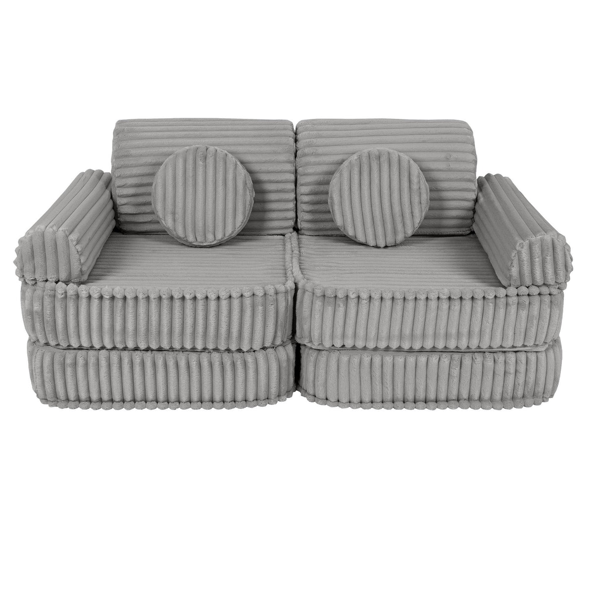 MeowBaby® keskmine modulaarne laste diivan - Churros Moon Grey