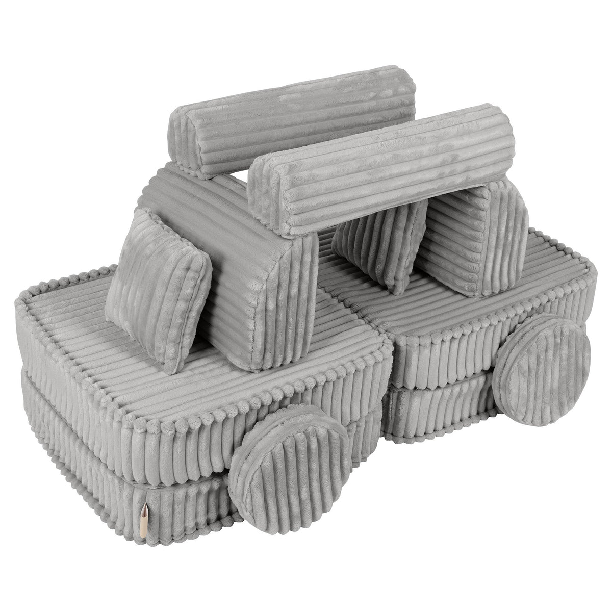 MeowBaby® keskmine modulaarne laste diivan - Churros Moon Grey