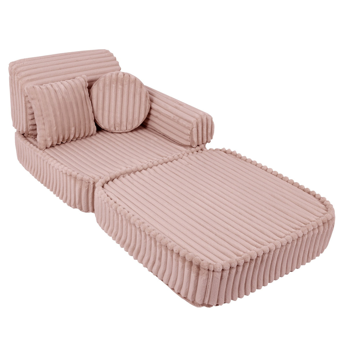 MeowBaby® keskmine modulaarne laste diivan - Churros Pink