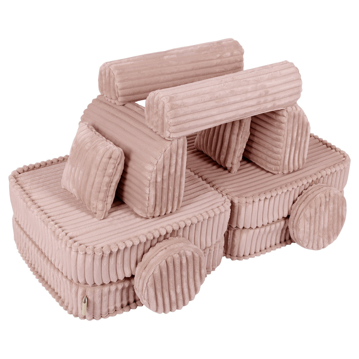 MeowBaby® keskmine modulaarne laste diivan - Churros Pink