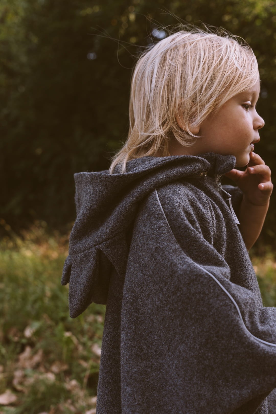 Patulove meriinovillane laste autoponcho - Dragon