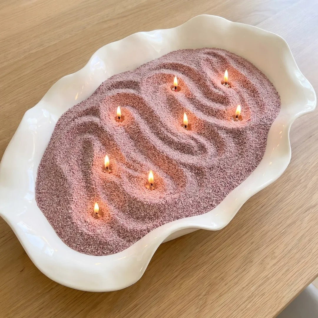 Candledust lõhnatu küünlaliiv täitepakend - Mocha Mousse, 1 kg
