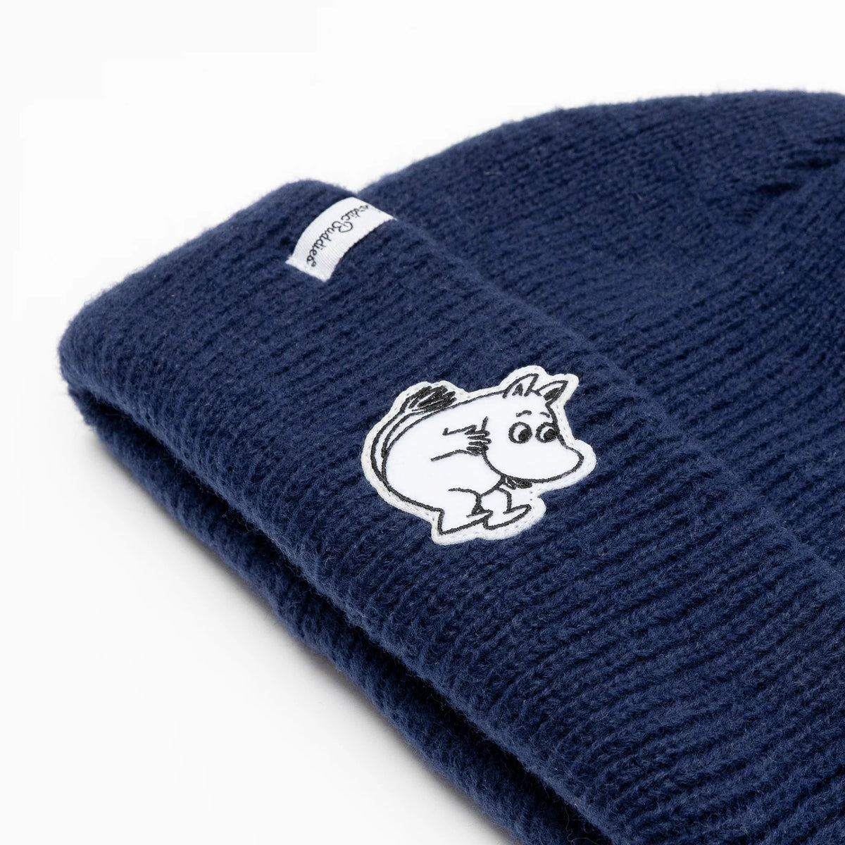 Moomin by NordicBuddies "Muumitroll" laste müts viltmärgiga - Tumesinine