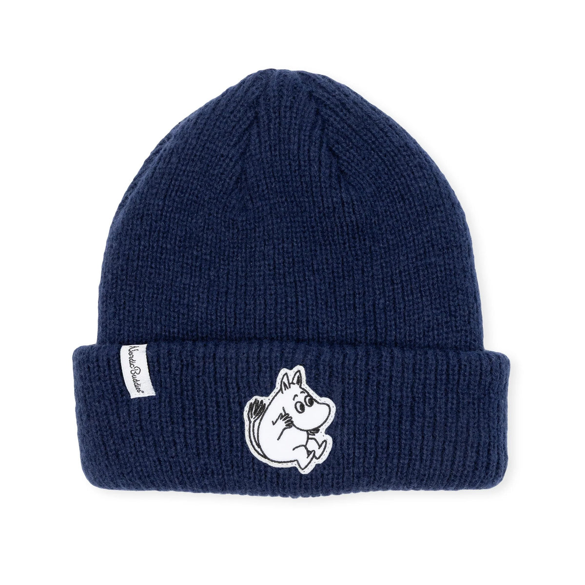 Moomin by NordicBuddies "Muumitroll" laste müts viltmärgiga - Tumesinine