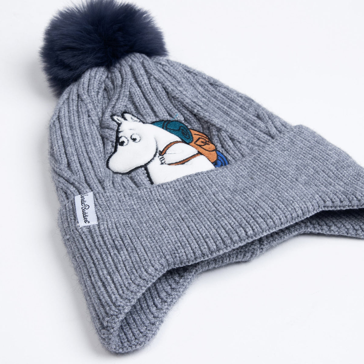 Moomin by NordicBuddies "Muumitroll" laste talvemüts - Hall