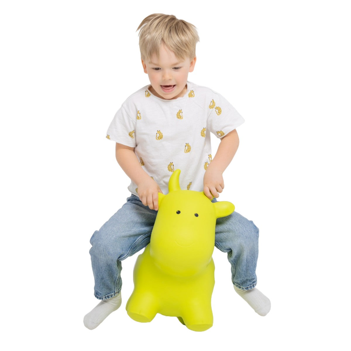 Gerardo's Toys hüppemänguasi "My First JUMPY" - Roheline lehm
