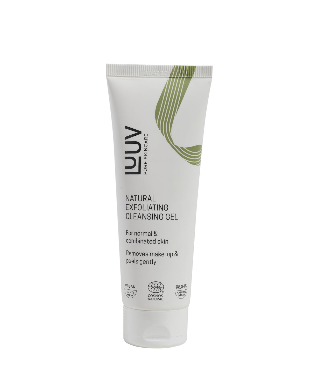 LUUV looduslik kooriv näopuhastusgeel bambusega, 75 ml