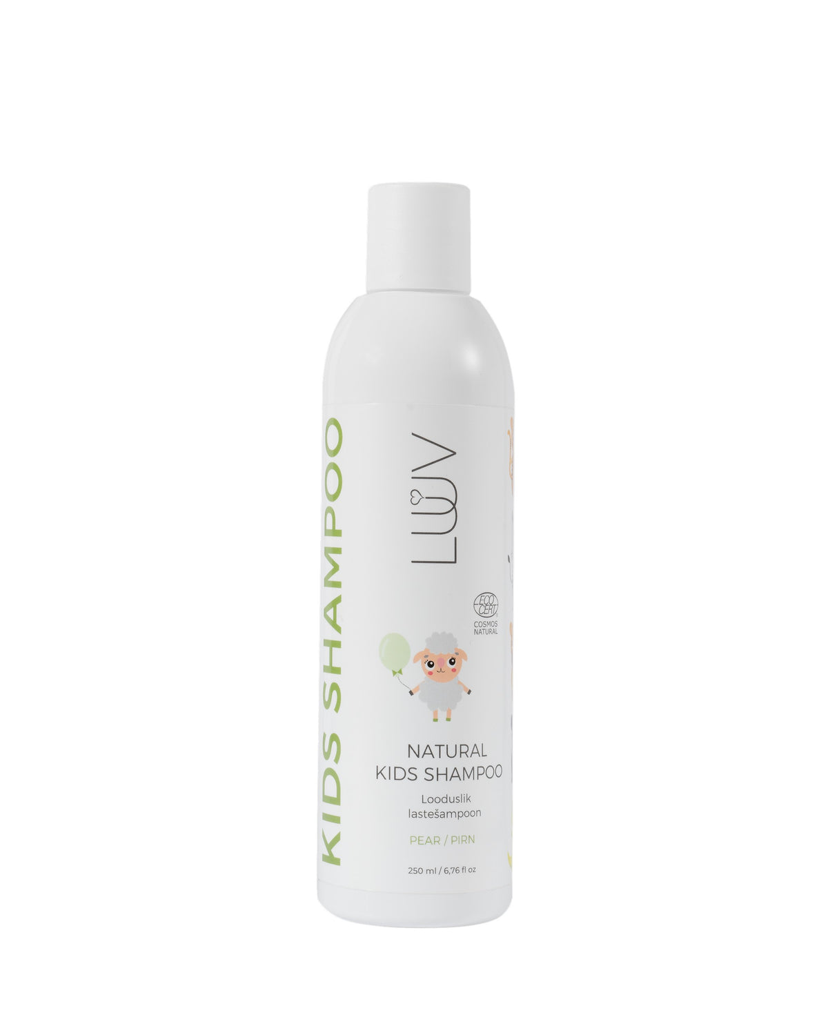 LUUV looduslik laste pirnišampoon COSMOS, 200 ml