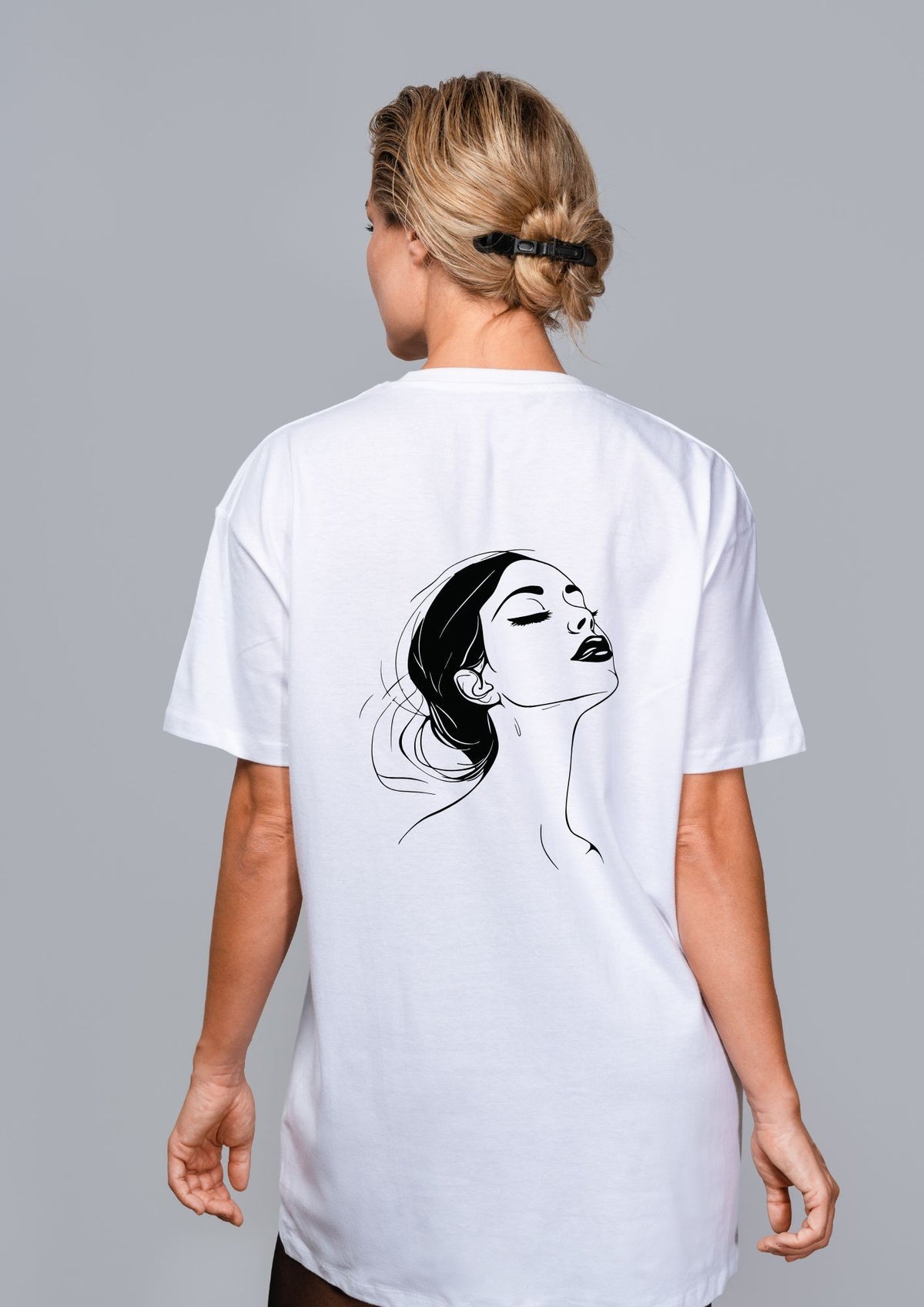 Black Giraffe Brand mahepuuvillane T-särk "No Drama, Please"