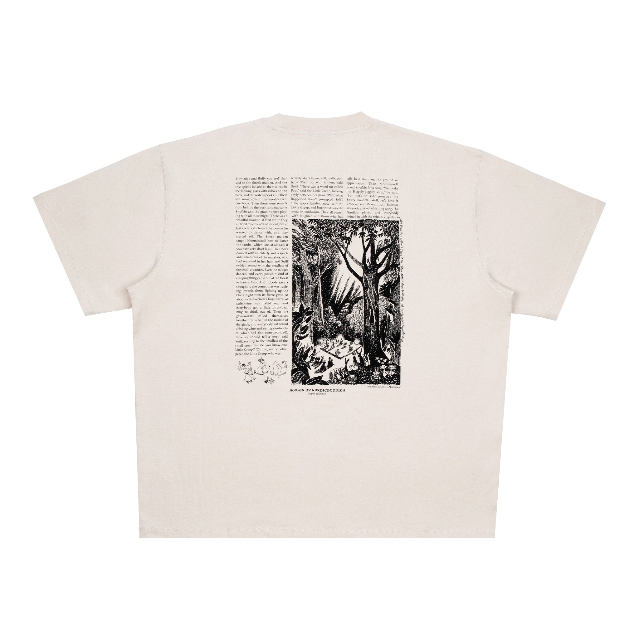 Novels Unisex T-Shirt - Beige