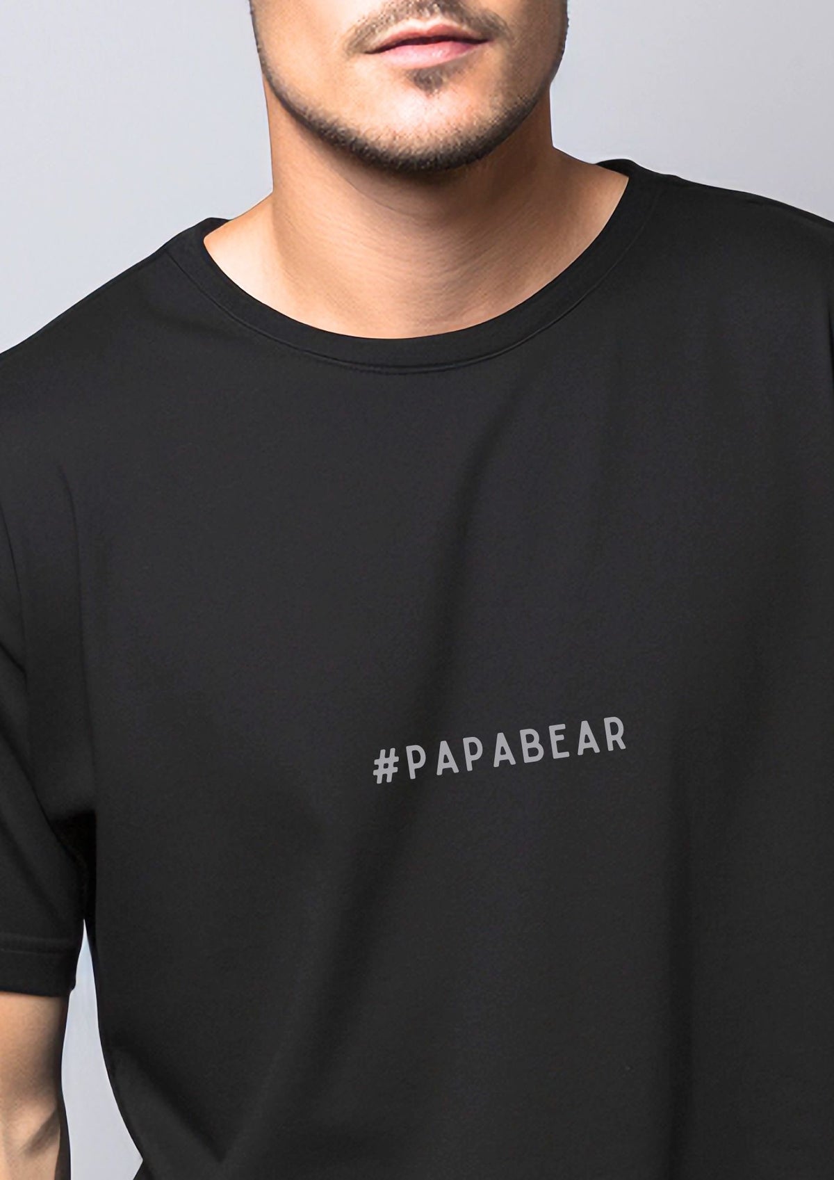 Black Giraffe Brand T-särk "#Papabear"