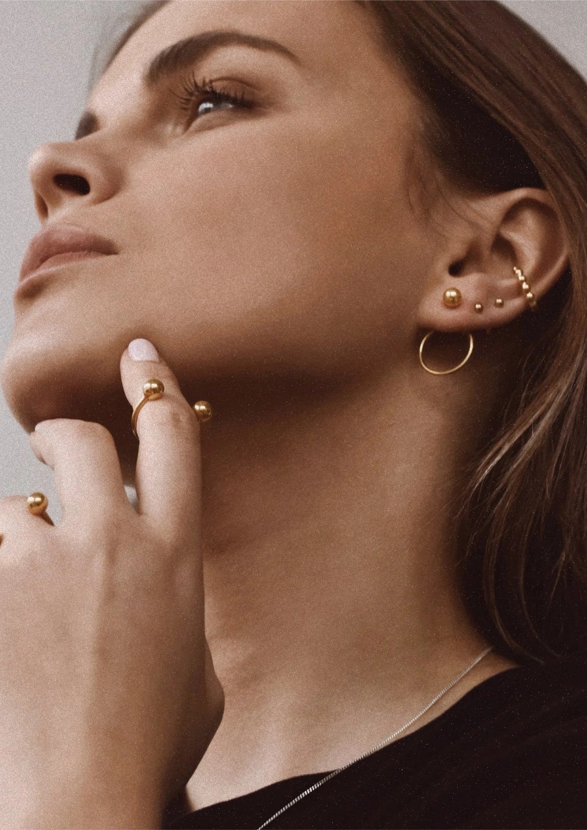 NO MORE "Pin Up" kõrvarõngad - Kuldne