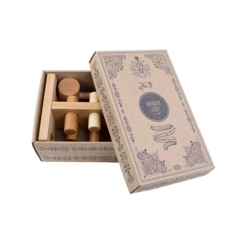 Wooden Story puidust haamripink - Naturaalne