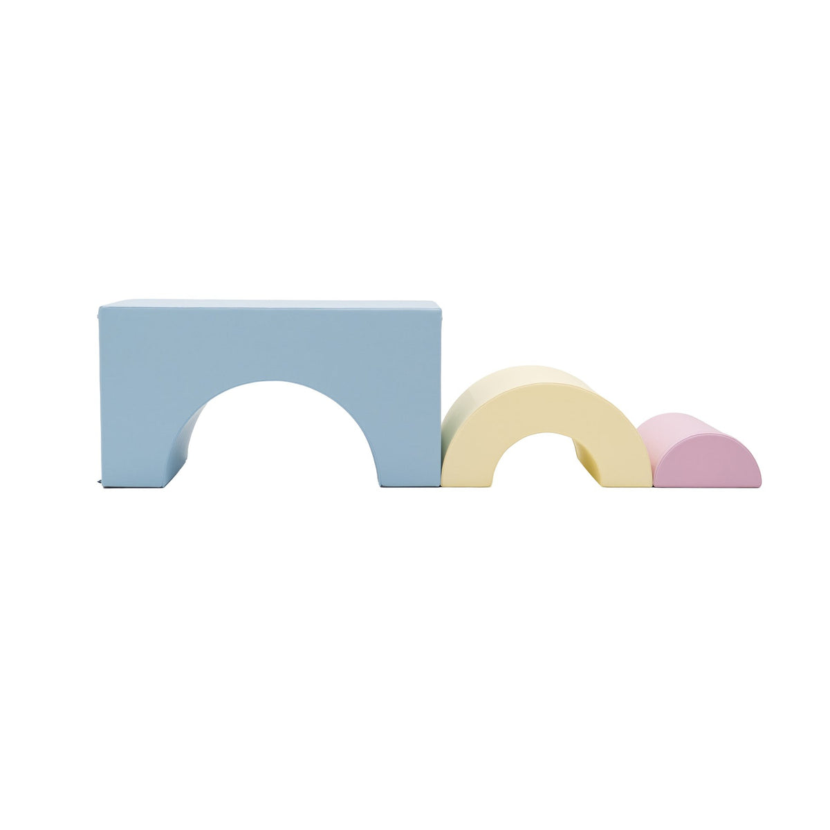 IGLU pehme mängukomplekt "Rainbow Bridge" - Hele pastell
