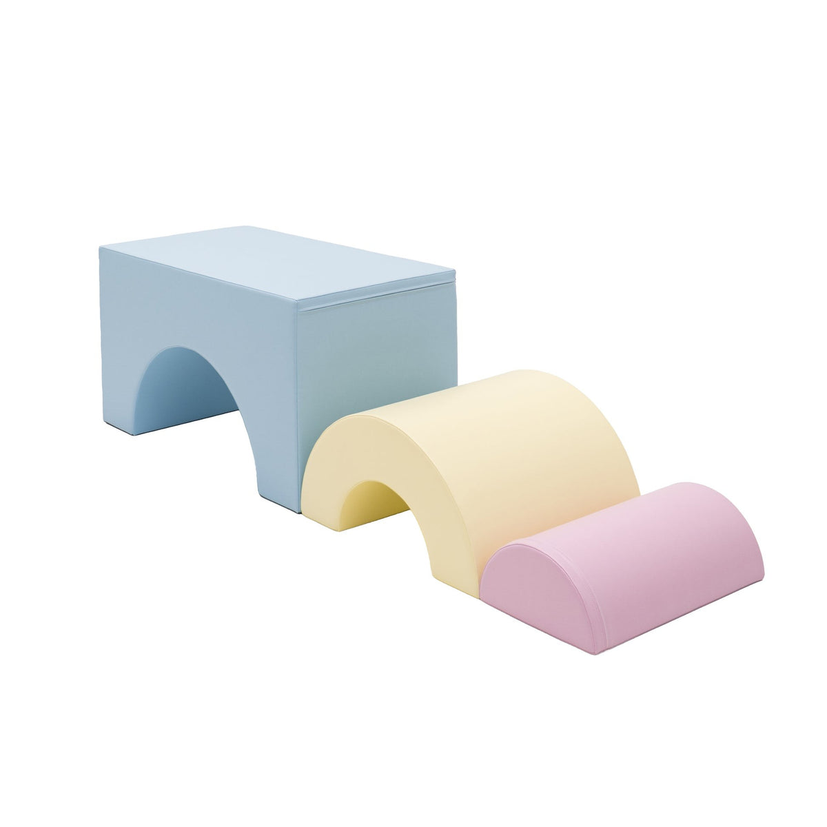 IGLU pehme mängukomplekt "Rainbow Bridge" - Hele pastell