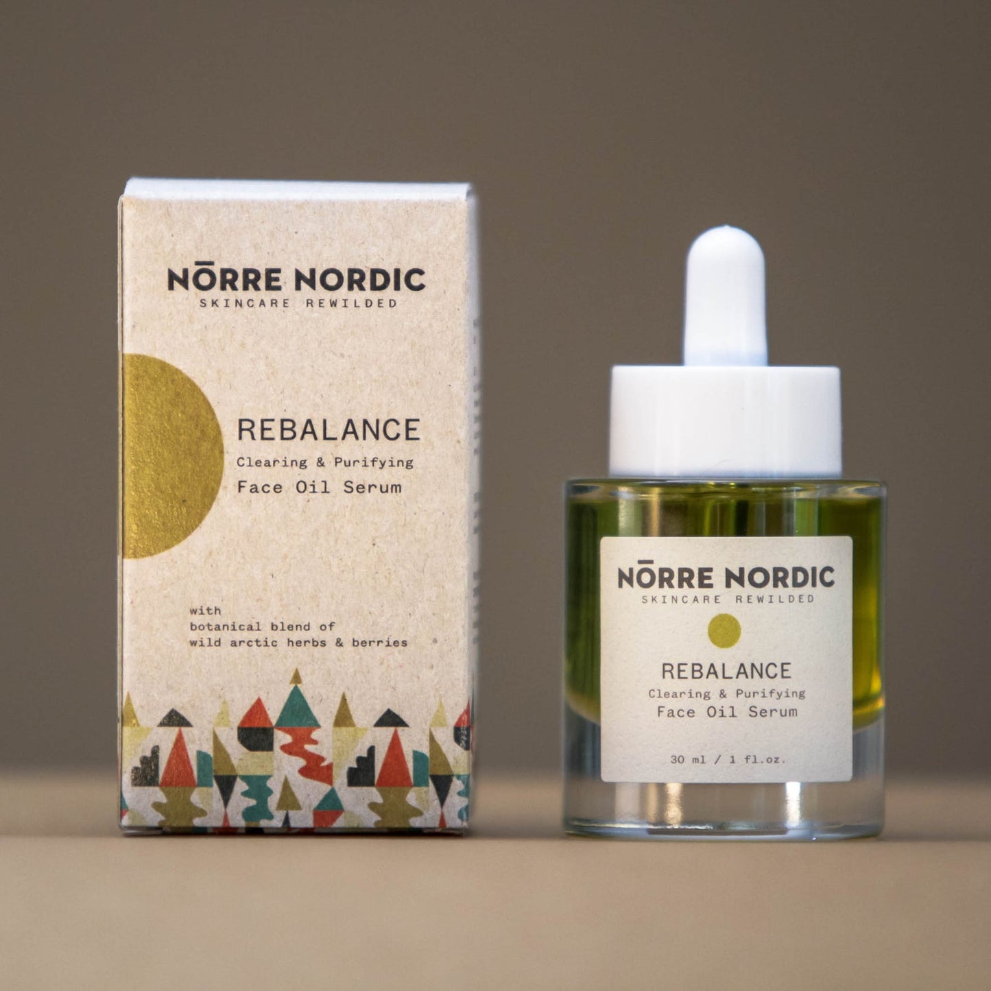 Nörre Nordic Cleansing and Balancing Face Oil Serum REBALANCE, 30 ml