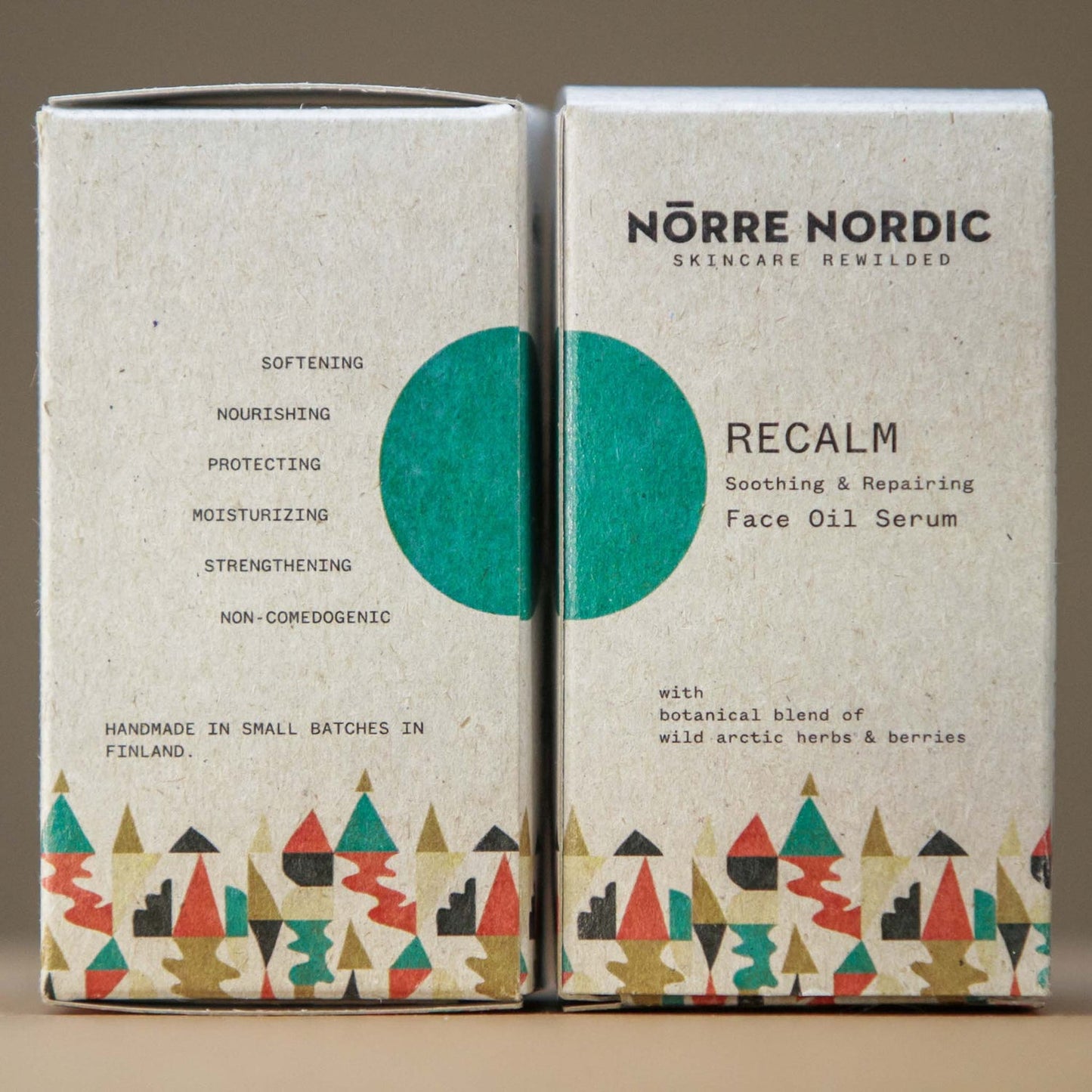 Nörre Nordic Skin rauhoittava ja palauttava kasvoöljyseerumi RECALM, 30 ml