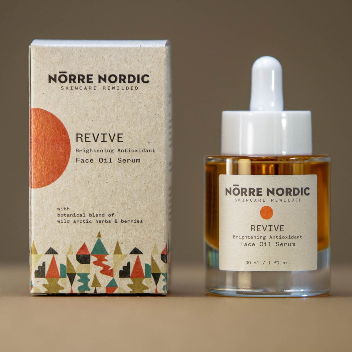 Nörre Nordic Skin Brightening Antioxidant Face Oil Serum REVIVE, 30 ml