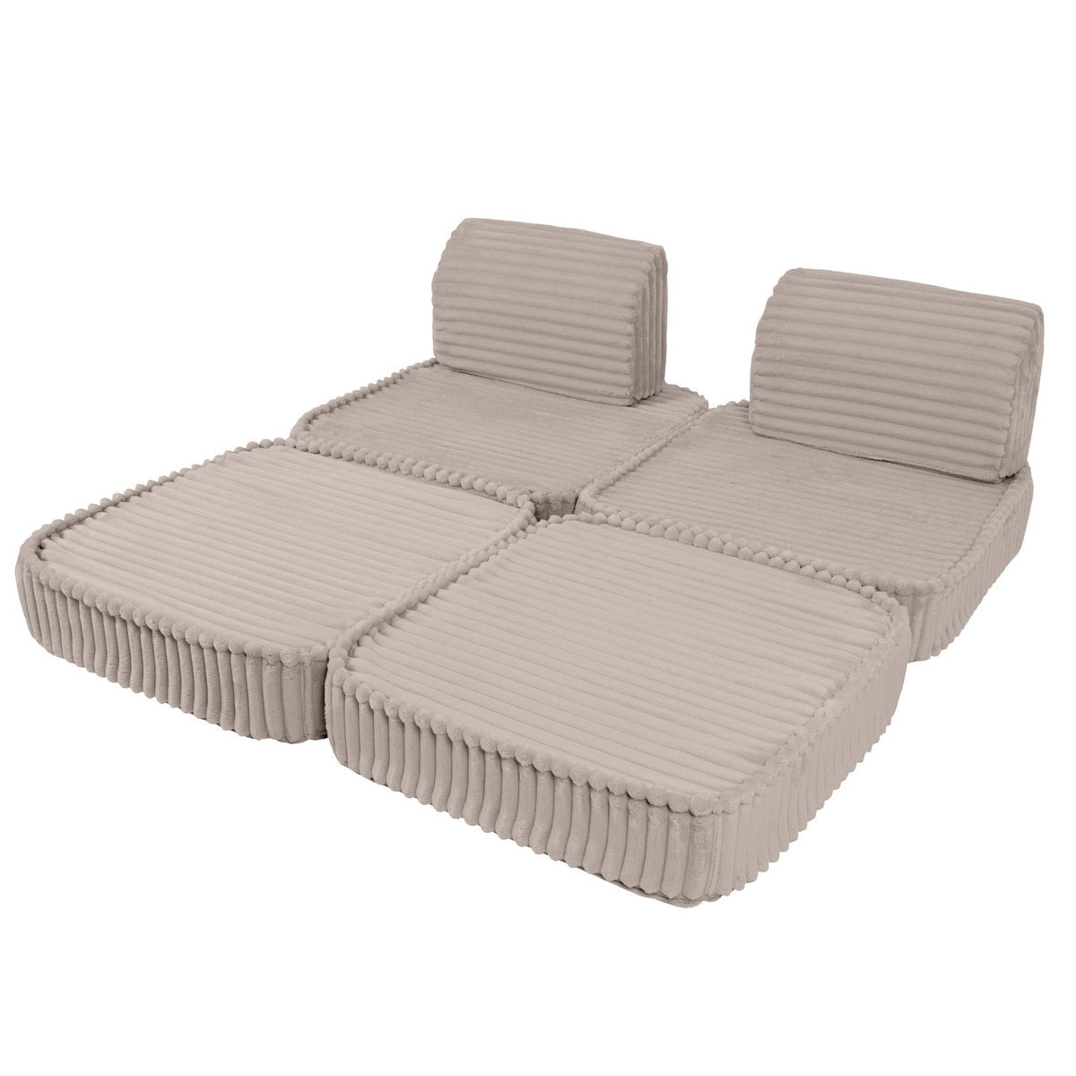 MeowBaby® väike modulaarne laste diivan - Churros Beige