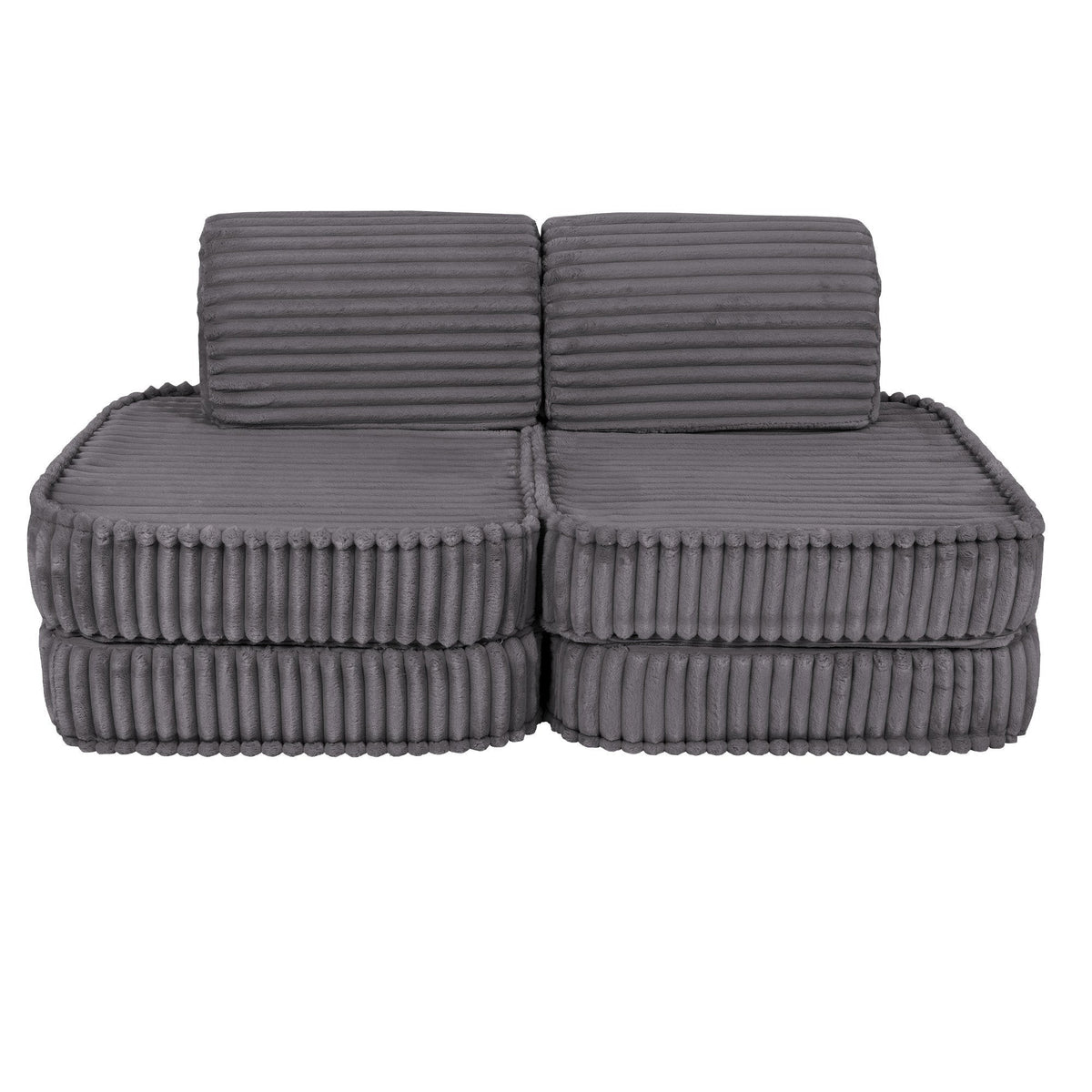 MeowBaby® väike modulaarne laste diivan - Churros Jurassic Grey