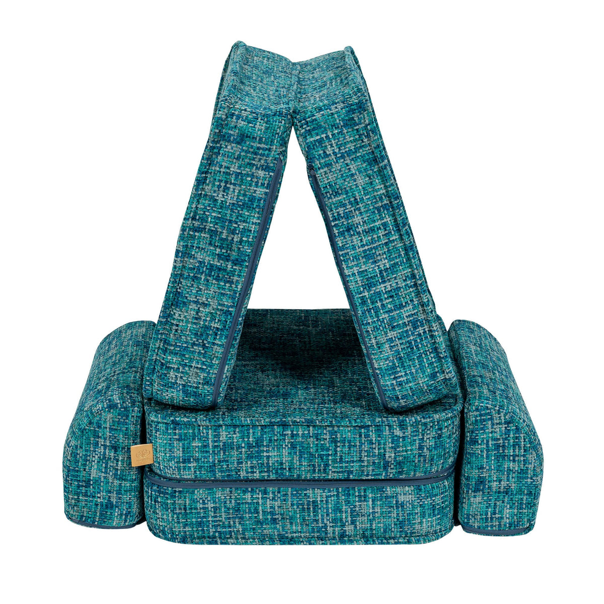 MeowBaby® väike modulaarne laste diivan - Tangle Lagoon Blue
