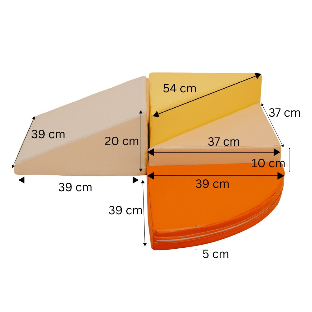 leg&go pehmed mänguklotsid "Lumo" - Oranž