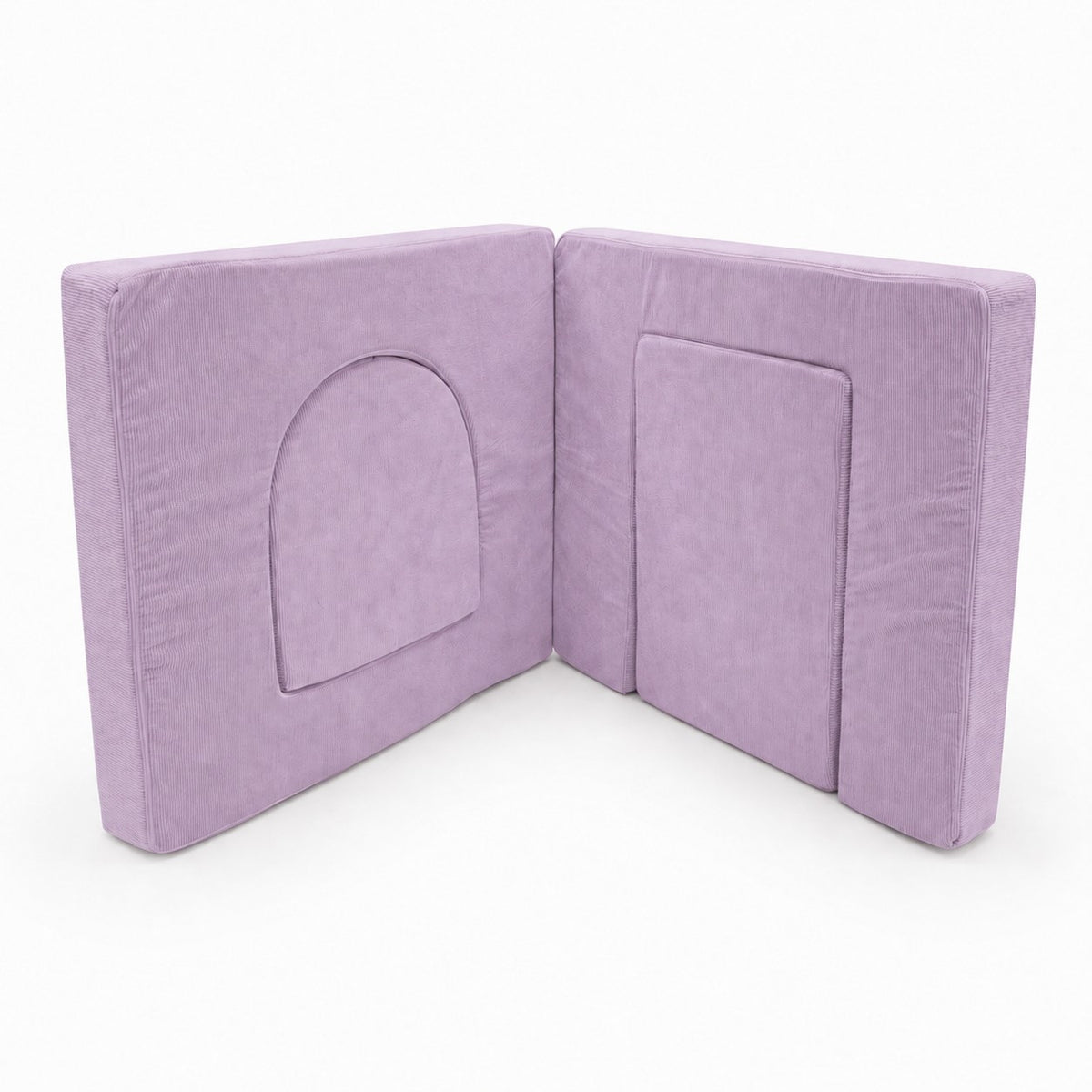 MeowBaby® pehme mängukomplekt väikelastele, 4 elementi - Lavendel