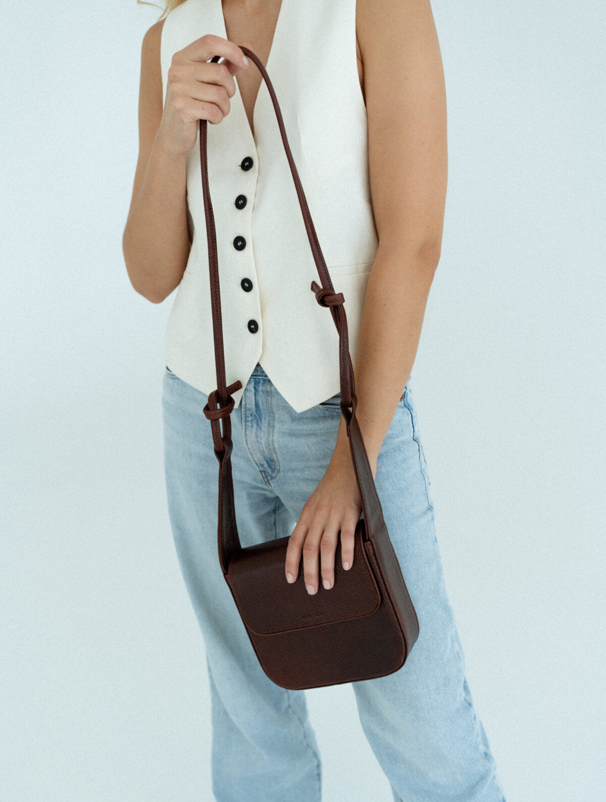 Crossbody Bag MUSA - Brown