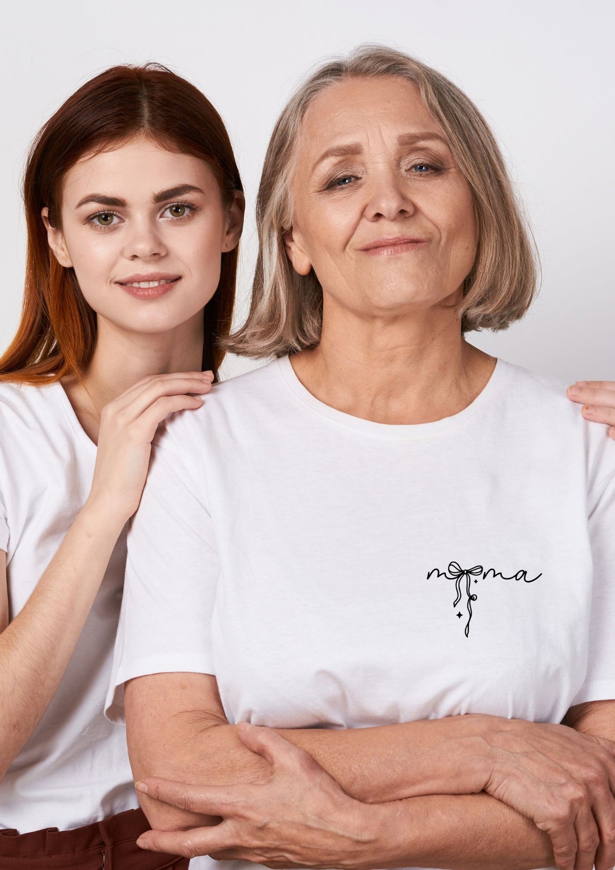 Black Giraffe Brand puuvillane T-särk MAMA