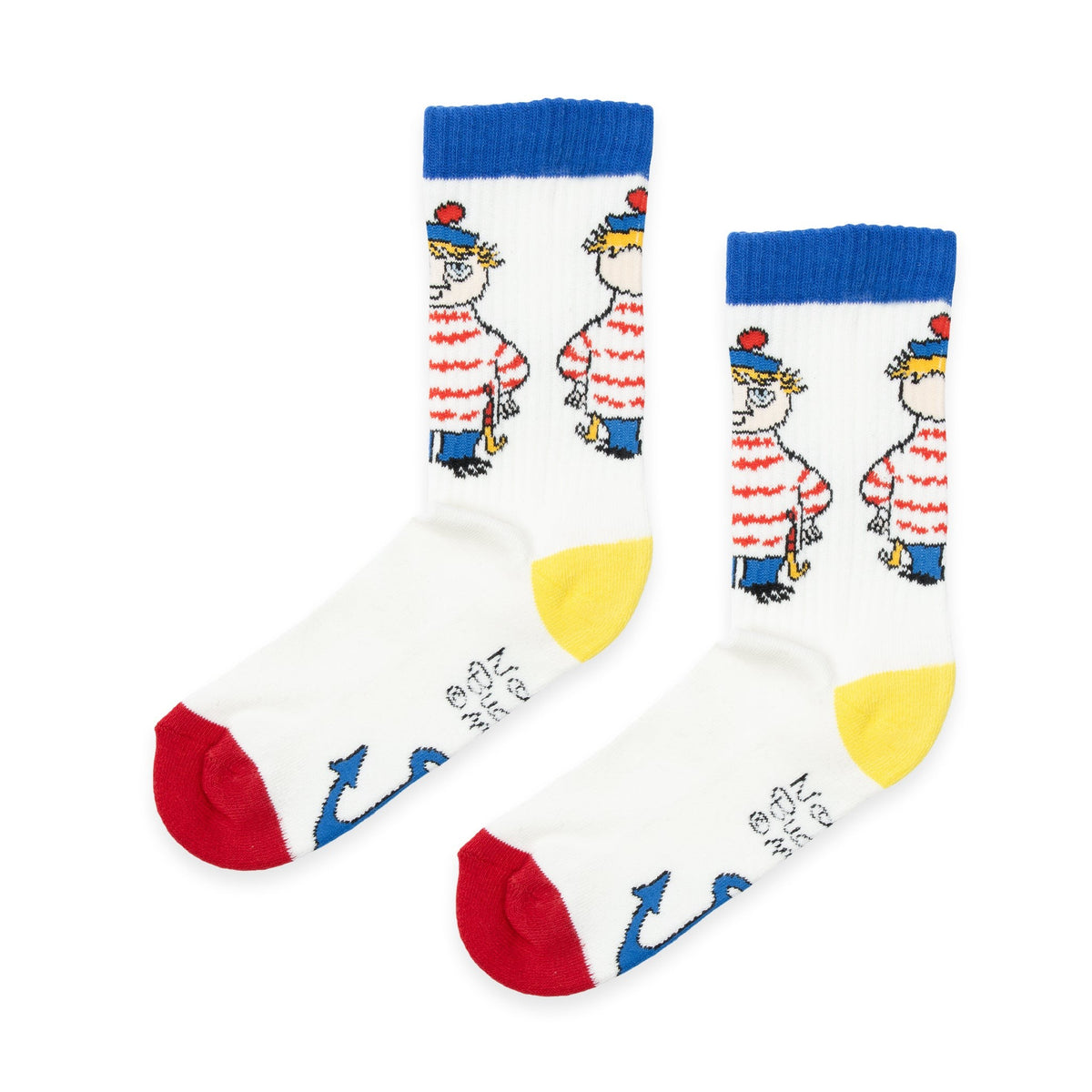 Moomin by NordicBuddies "Too-Ticky" meeste retrosokid - Valge