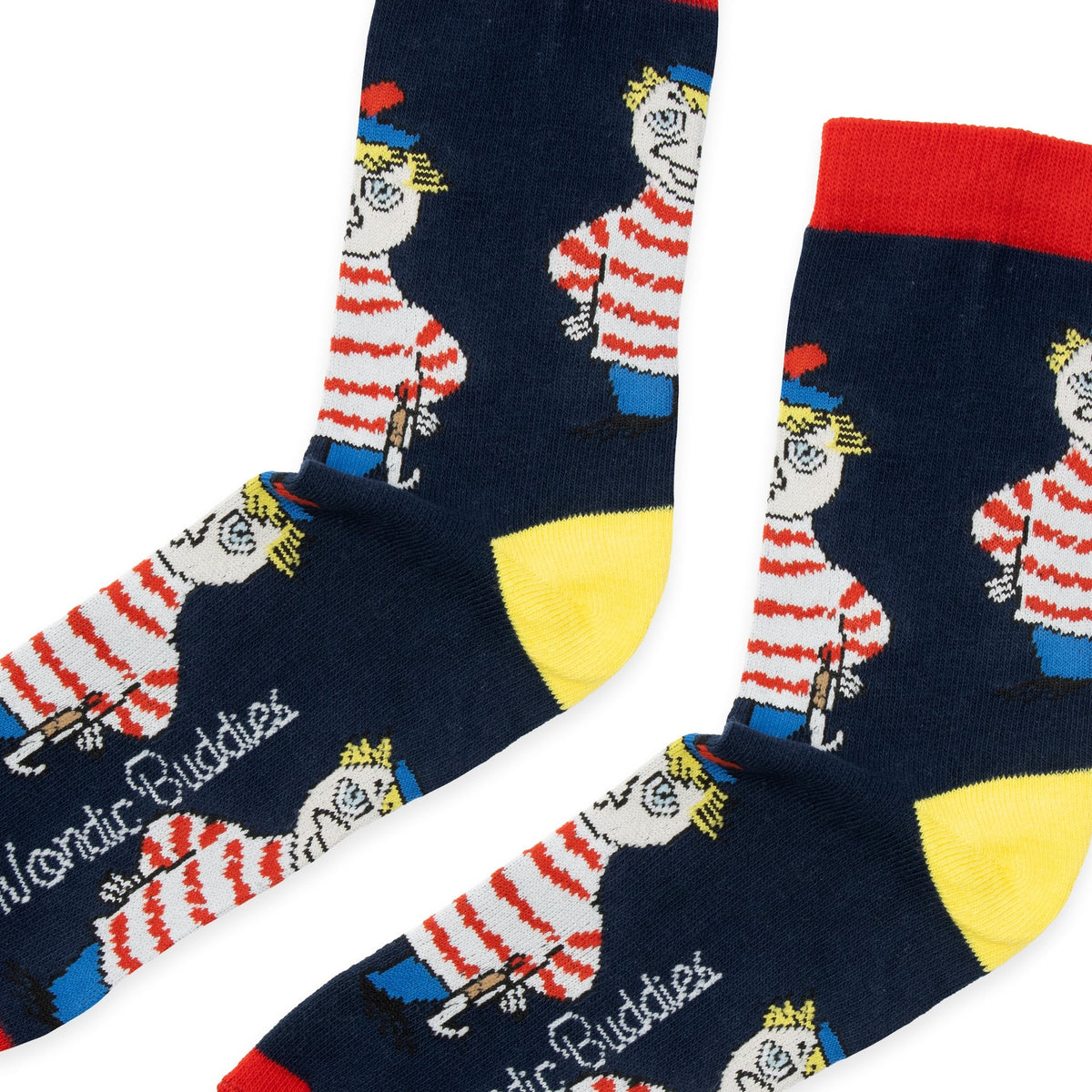 Moomin by NordicBuddies "Too-Ticky" meeste sokid - Tumesinine