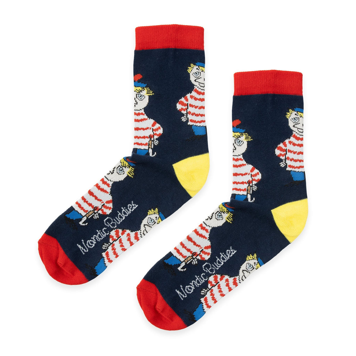 Moomin by NordicBuddies "Too-Ticky" meeste sokid - Tumesinine