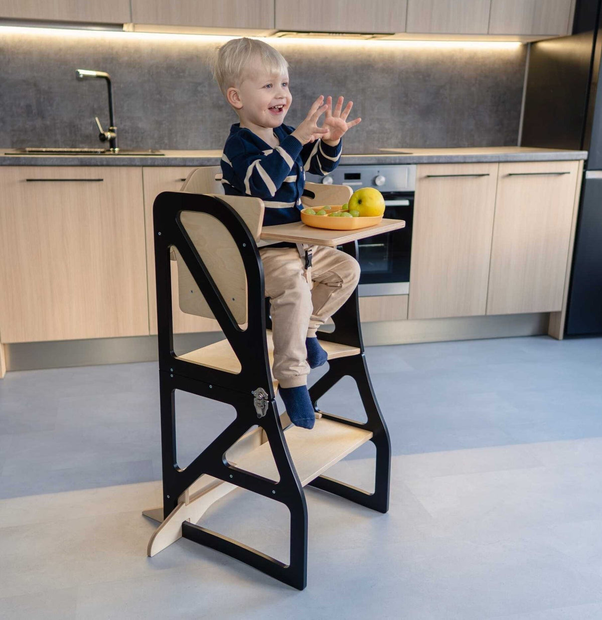 leg&go muudetav köögitorn "Securestep" koos söögitooliga