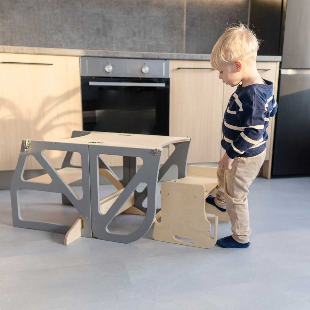 leg&go muudetav köögitorn "Securestep" koos söögitooliga