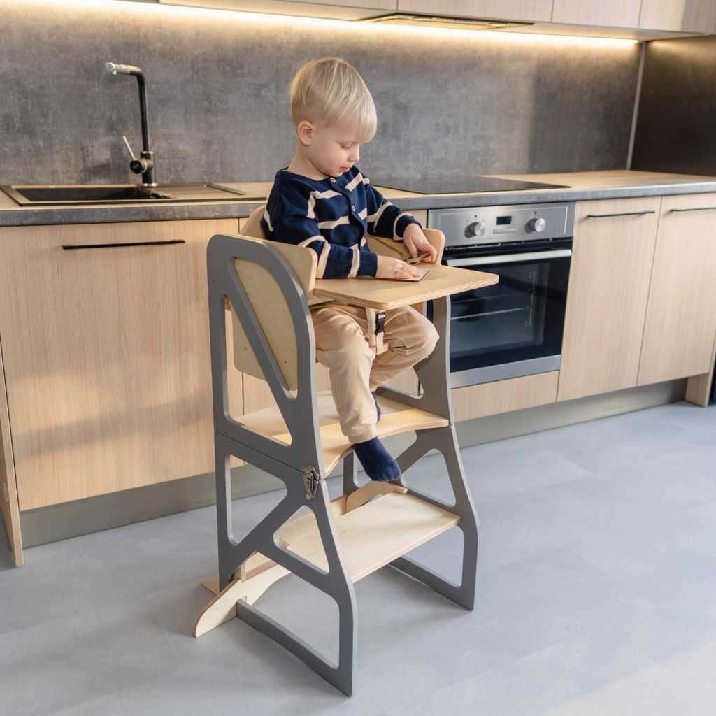 leg&go muudetav köögitorn "Securestep" koos söögitooliga