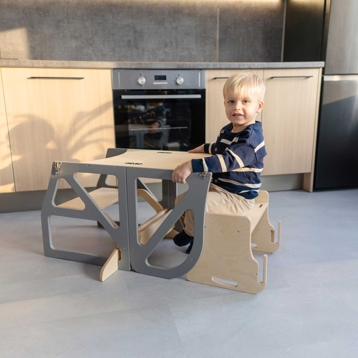 leg&go muudetav köögitorn "Securestep" koos söögitooliga