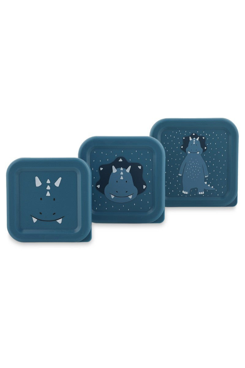 Trixie Baby sissepandavate toidukarpide 3-osaline komplekt - Mr. Triceratops