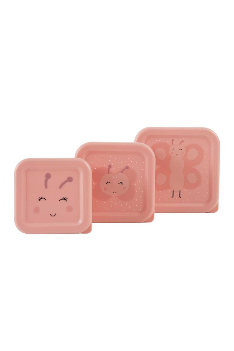 Trixie Baby pesastatavad suupistekarbid, 3-osaline komplekt - Mrs. Butterfly