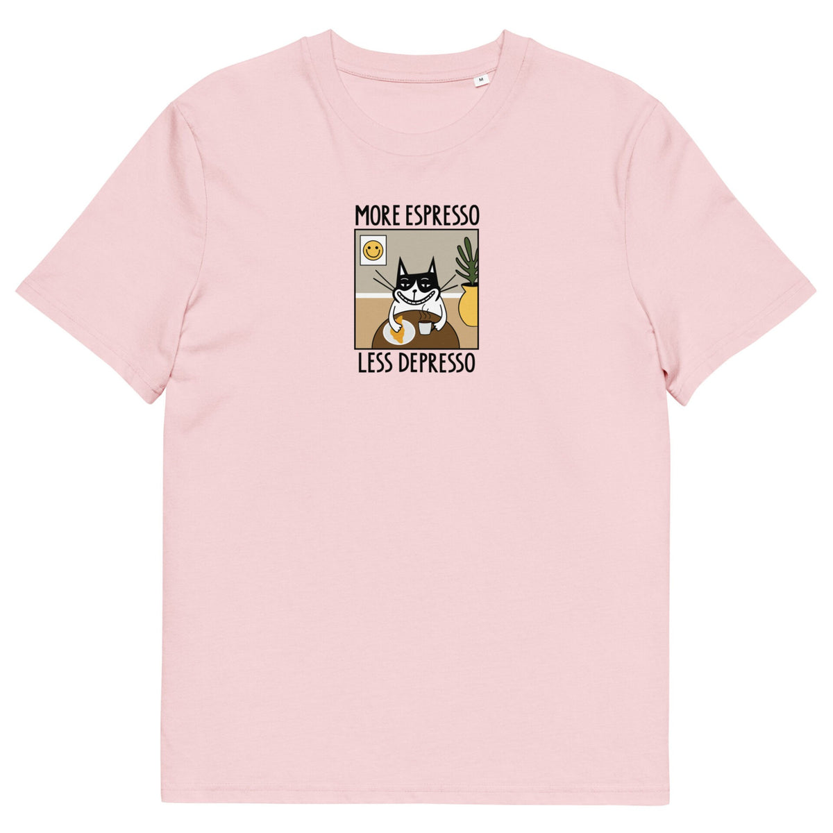 HILP unisex T-särk "More Espresso Less Depresso"
