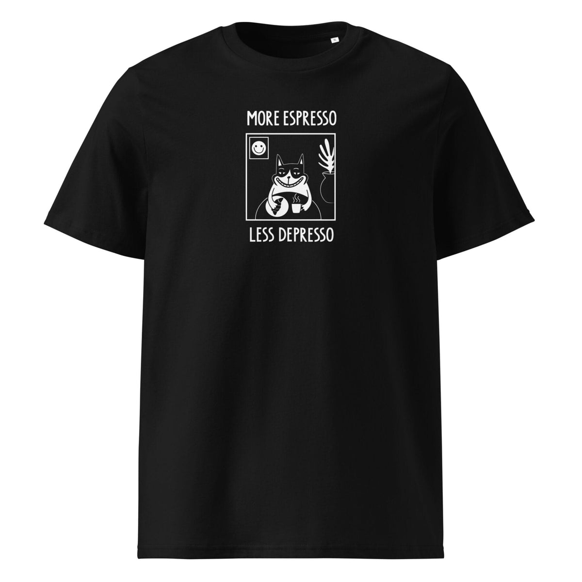 HILP unisex T-särk "More Espresso Less Depresso"