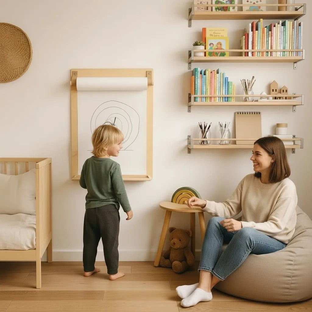 leg&go seinale kinnitatav laste joonistustahvel