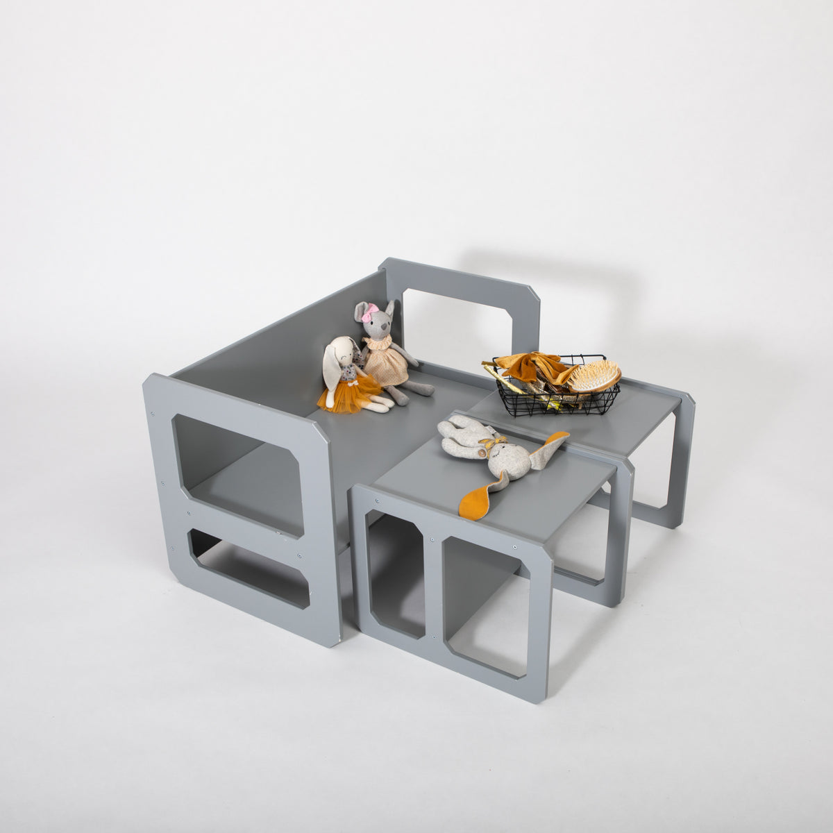 Montessori House Bed Montessori laua ja tooli komplekt - 2 tooliga
