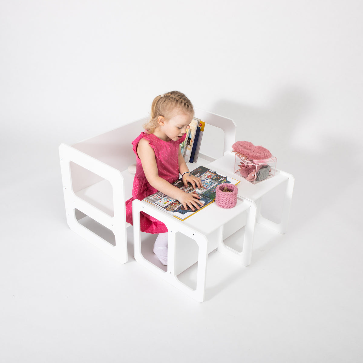 Montessori House Bed Montessori laua ja tooli komplekt - 2 tooliga