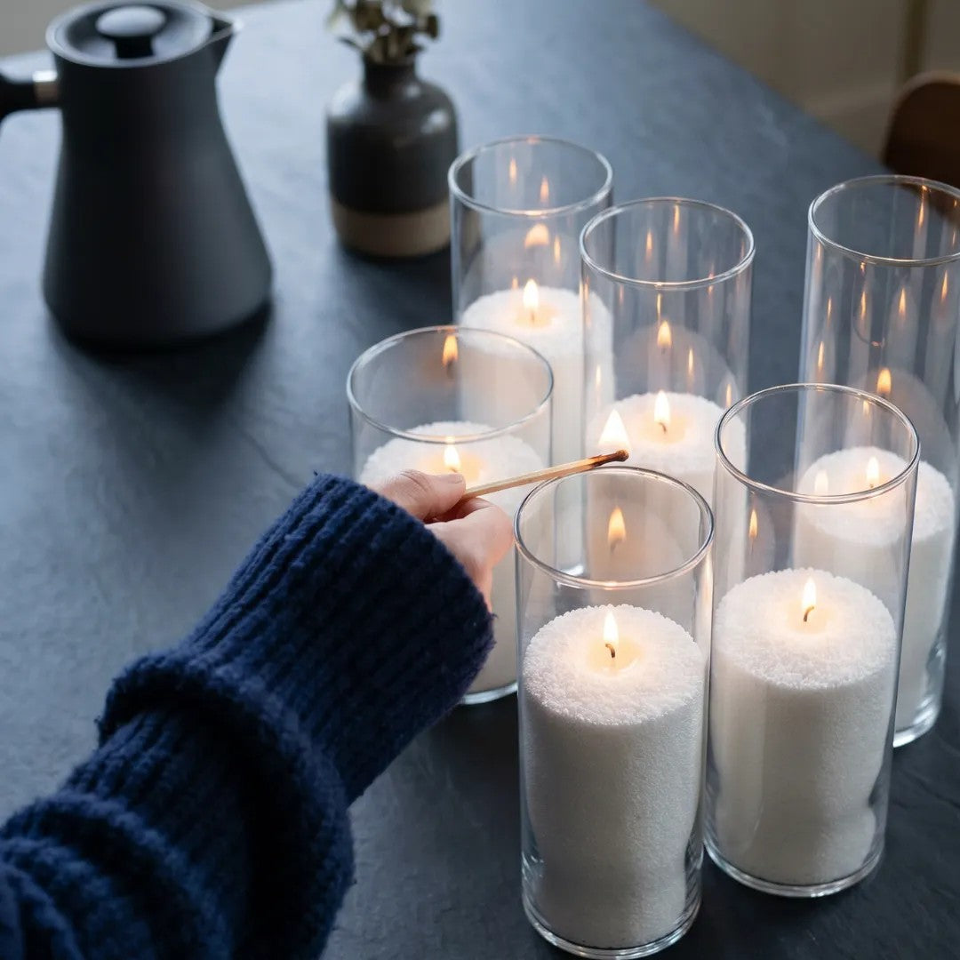 Candledust lõhnatu küünlaliiv täitepakend - Valge, 1 kg