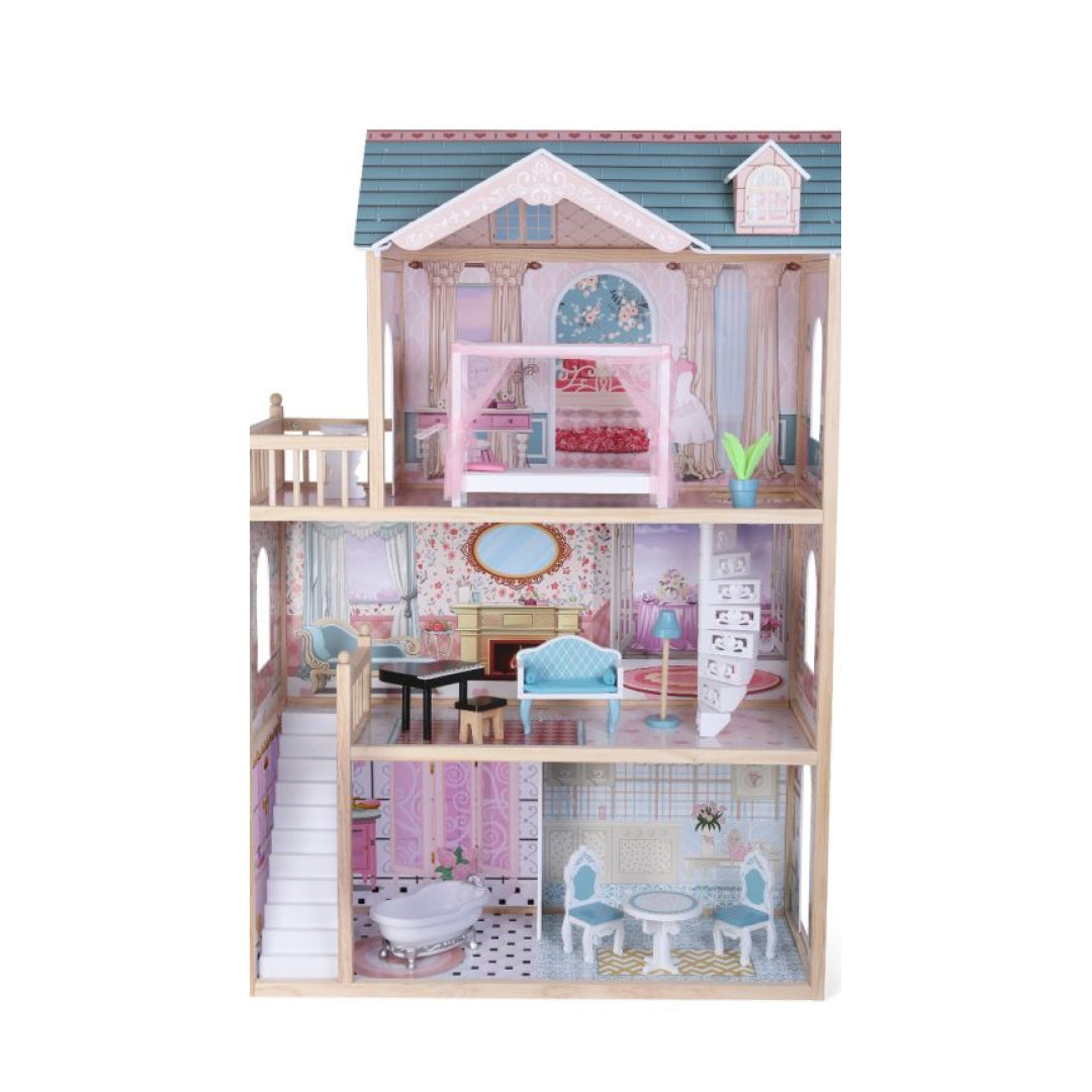 Gerardo's Toys puidust nukumaja LED-tuledega "Emily"