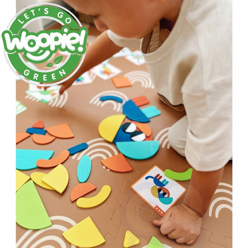 Woopie Let's Go Green puidust Montessori kujundipusle