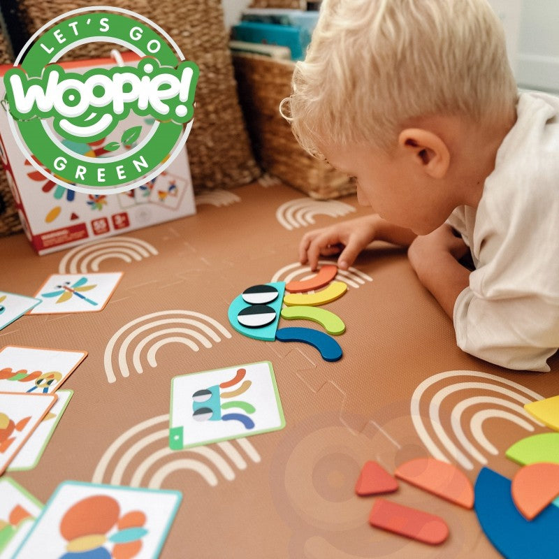Woopie Let's Go Green puidust Montessori kujundipusle