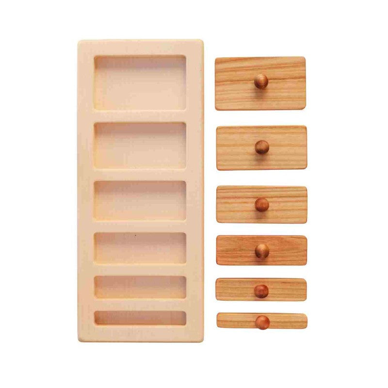 Wooden Story puidust pusleklotsid - Laiad ja kitsad