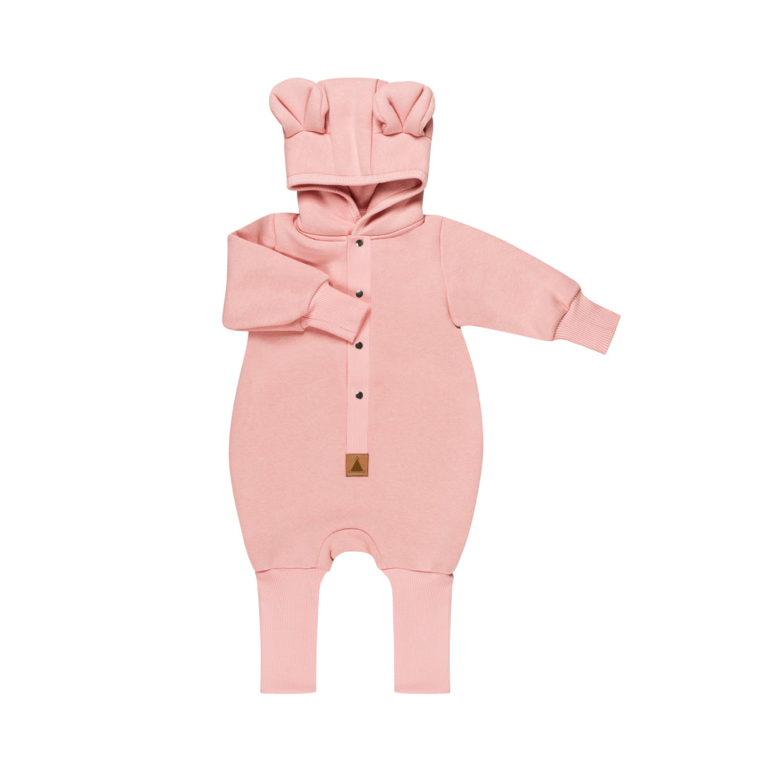 Eared Jumpsuit for Babies and Kids - Peach