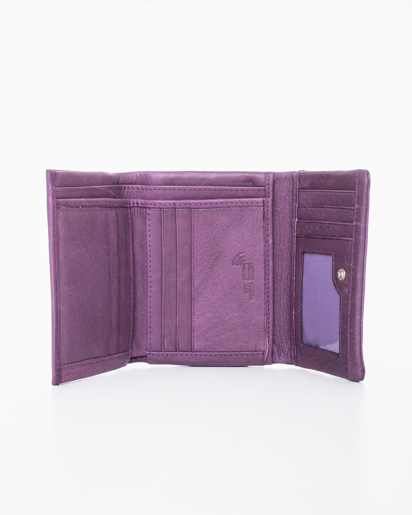 Nabo Leather Wallet NK304 (RFID-esto) - violetti